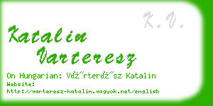 katalin varteresz business card